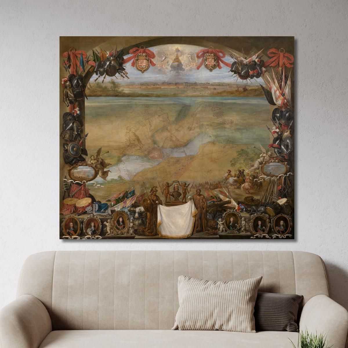 The City Valenciennes David Teniers The Younger dty89 canvas print 