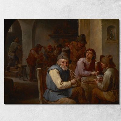 The Country Pub David Teniers The Younger dty91 canvas print 