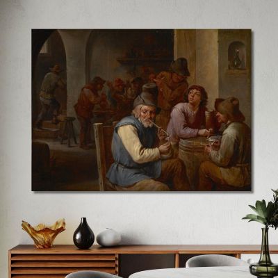 The Country Pub David Teniers The Younger dty91 canvas print 