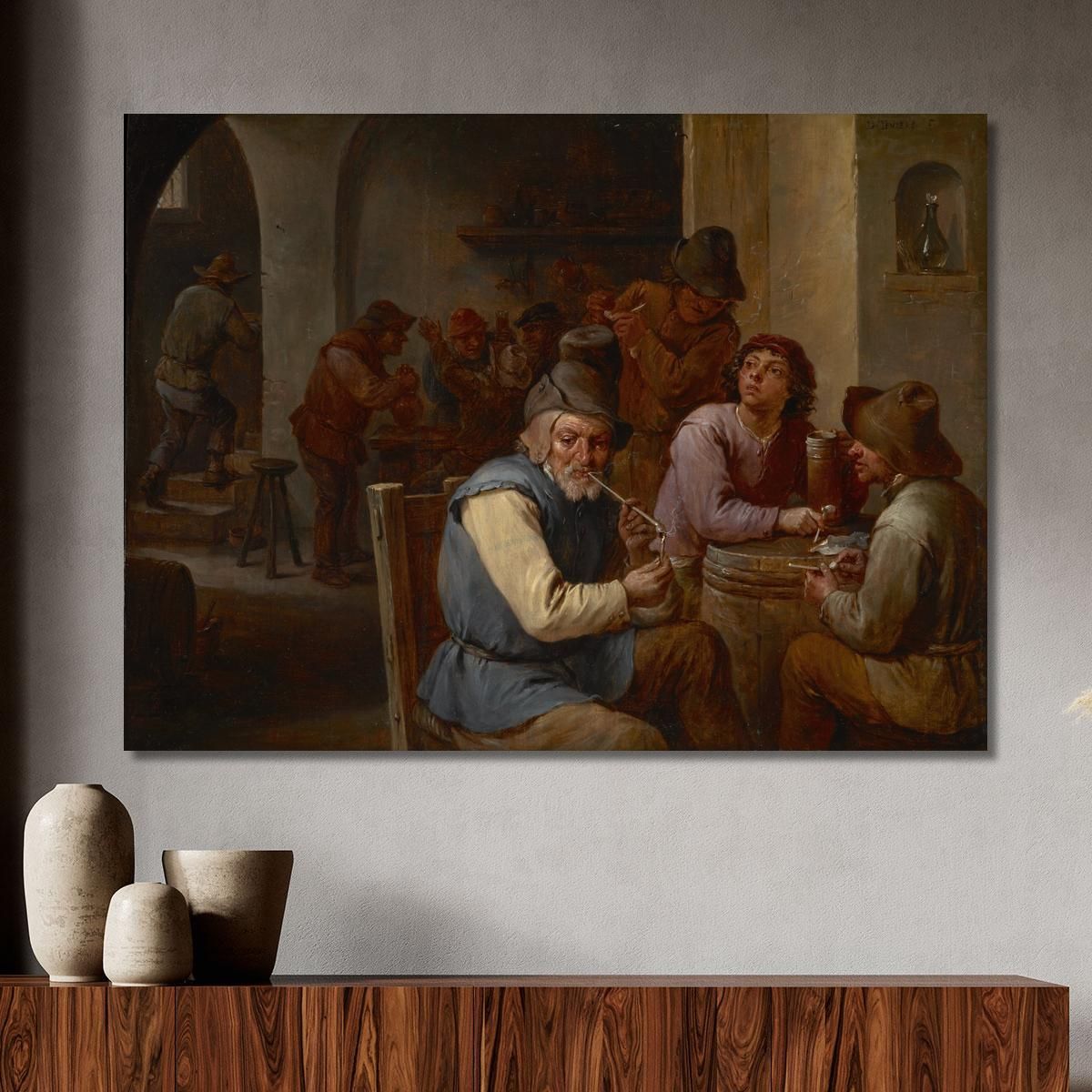 The Country Pub David Teniers The Younger dty91 canvas print 