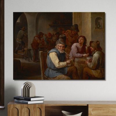 The Country Pub David Teniers The Younger dty91 canvas print 