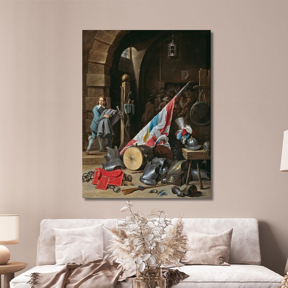 The Guardhouse David Teniers The Younger dty96 canvas print 