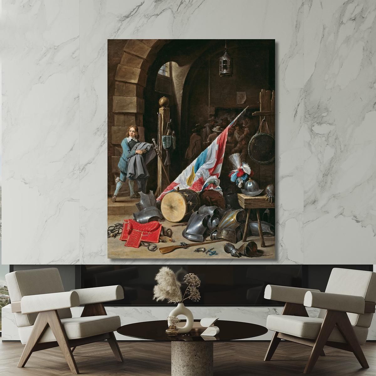 The Guardhouse David Teniers The Younger dty96 canvas print 