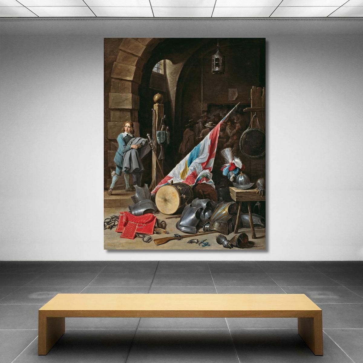 The Guardhouse David Teniers The Younger dty96 canvas print 