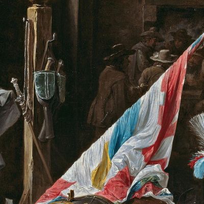 The Guardhouse David Teniers The Younger dty96 canvas print