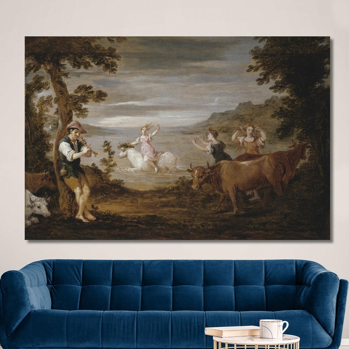 The Rape Of Europa 2 David Teniers The Younger dty101 canvas print 
