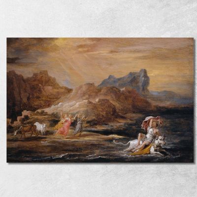 The Rape Of Europa David Teniers The Younger dty102 canvas print 