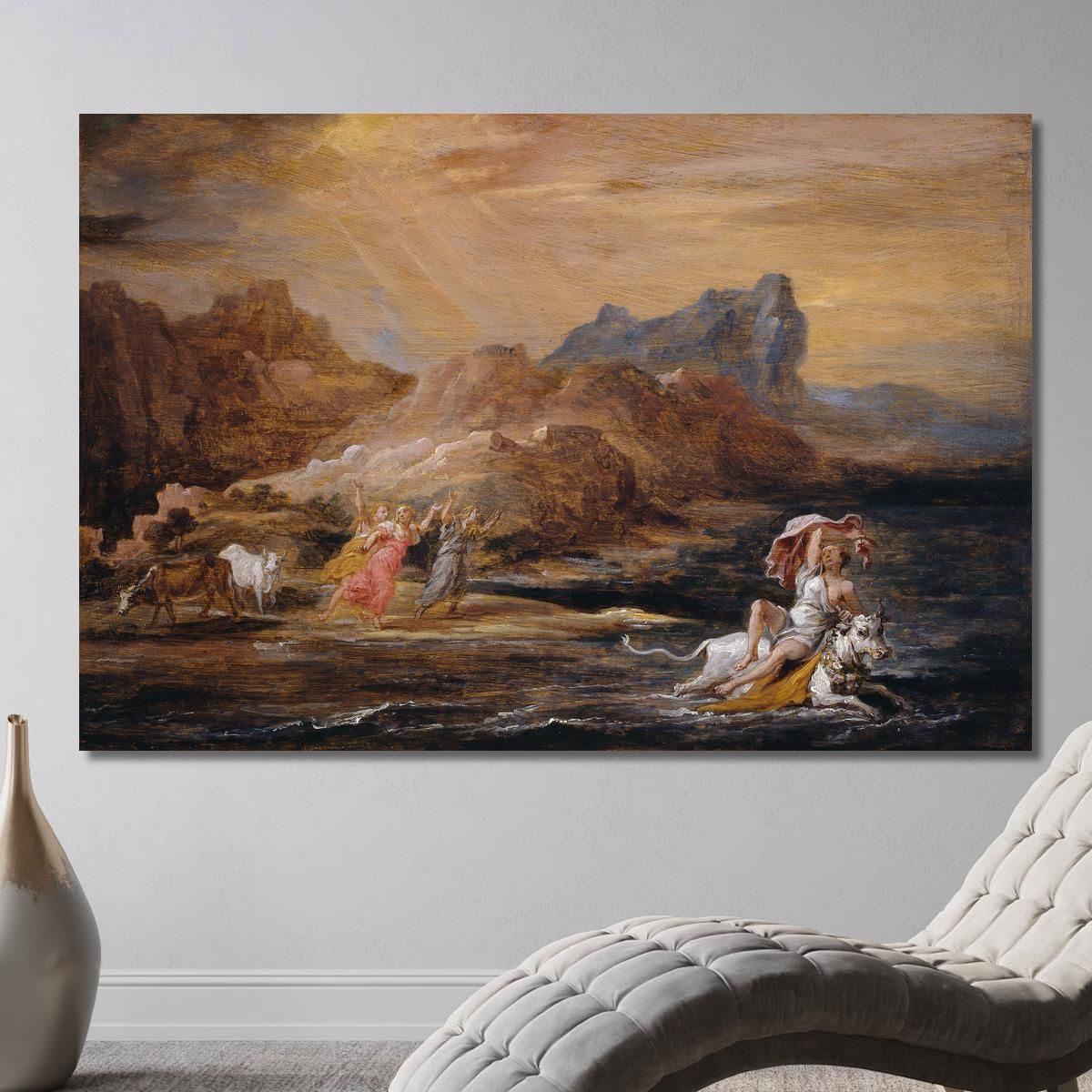 The Rape Of Europa David Teniers The Younger dty102 canvas print 