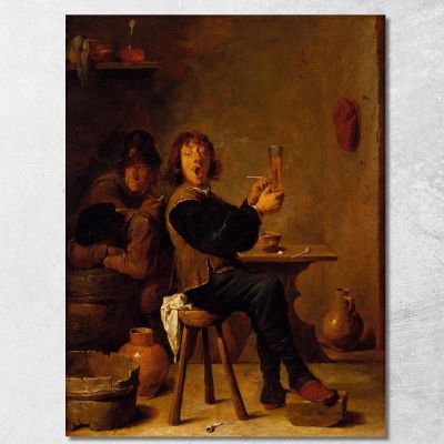 The Smoker David Teniers The Younger dty104 canvas print