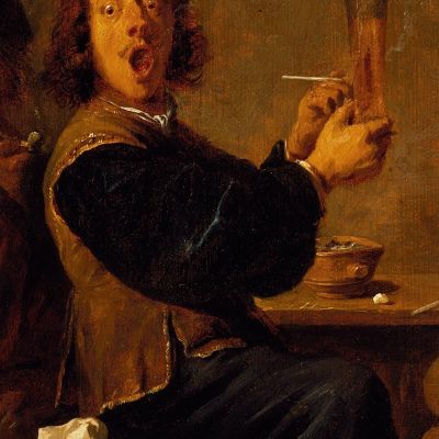 The Smoker David Teniers The Younger dty104 canvas print