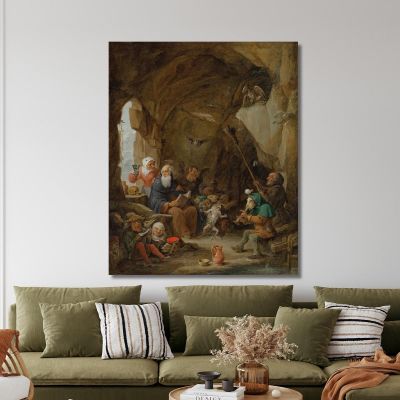 The Temptation Of Saint Anthony David Teniers The Younger dty107 canvas print 