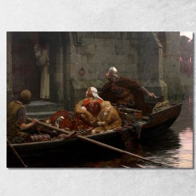 In Time Of Peril Edmund Blair Leighton ebl11 canvas print 