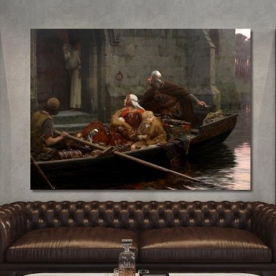 In Time Of Peril Edmund Blair Leighton ebl11 canvas print 