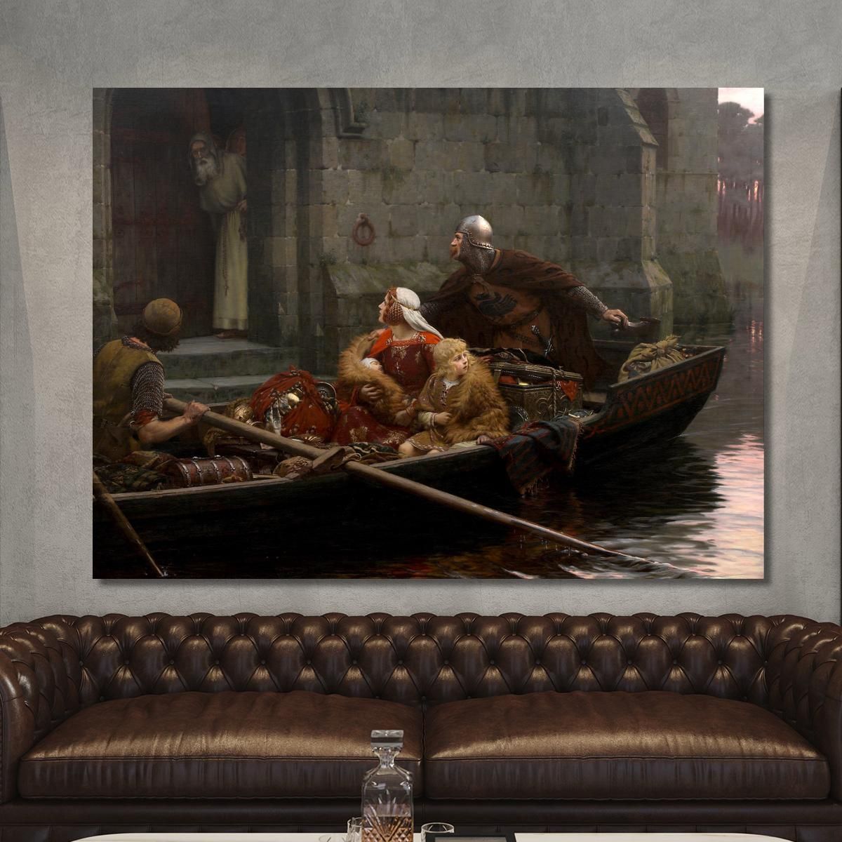In Time Of Peril Edmund Blair Leighton ebl11 canvas print 
