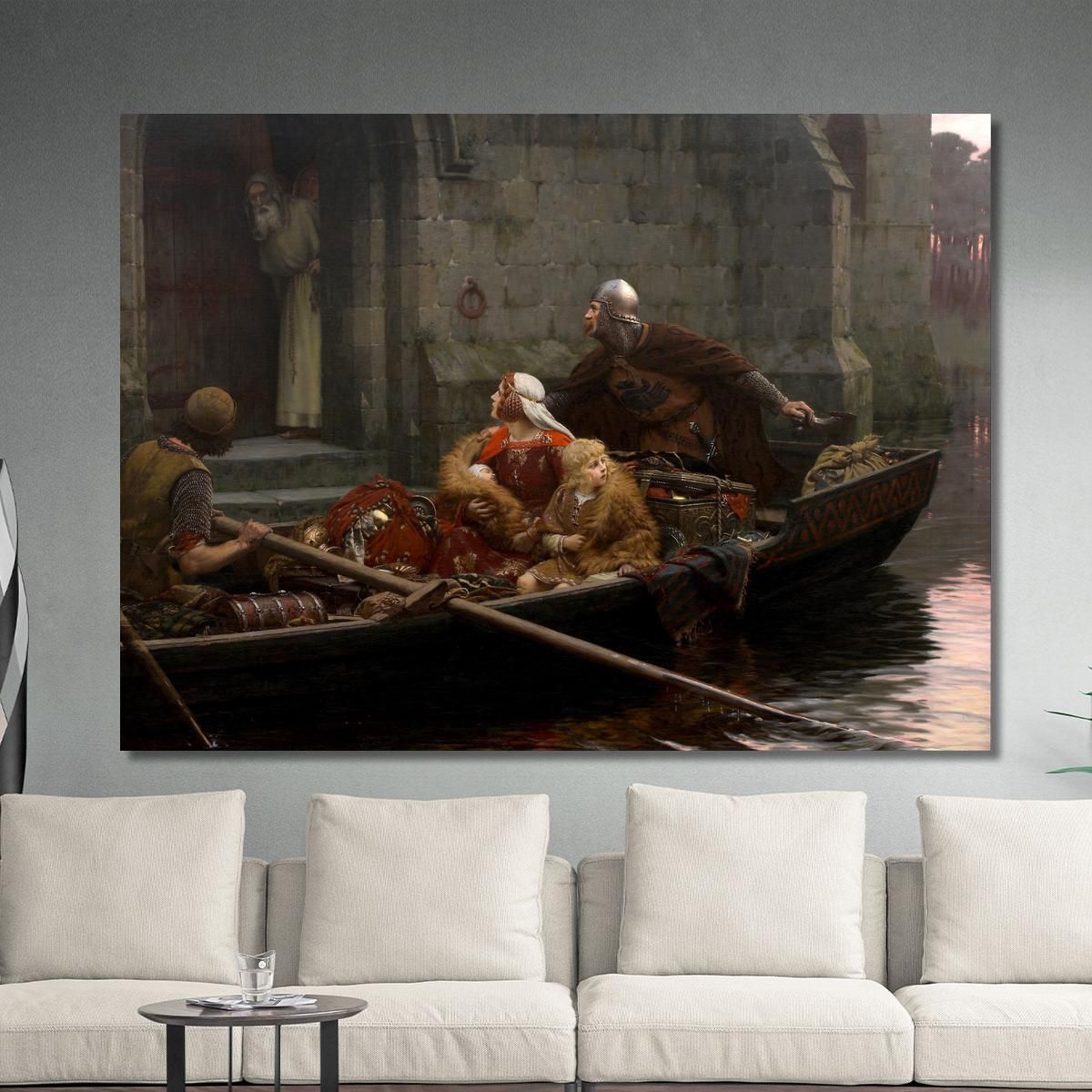In Time Of Peril Edmund Blair Leighton ebl11 canvas print 