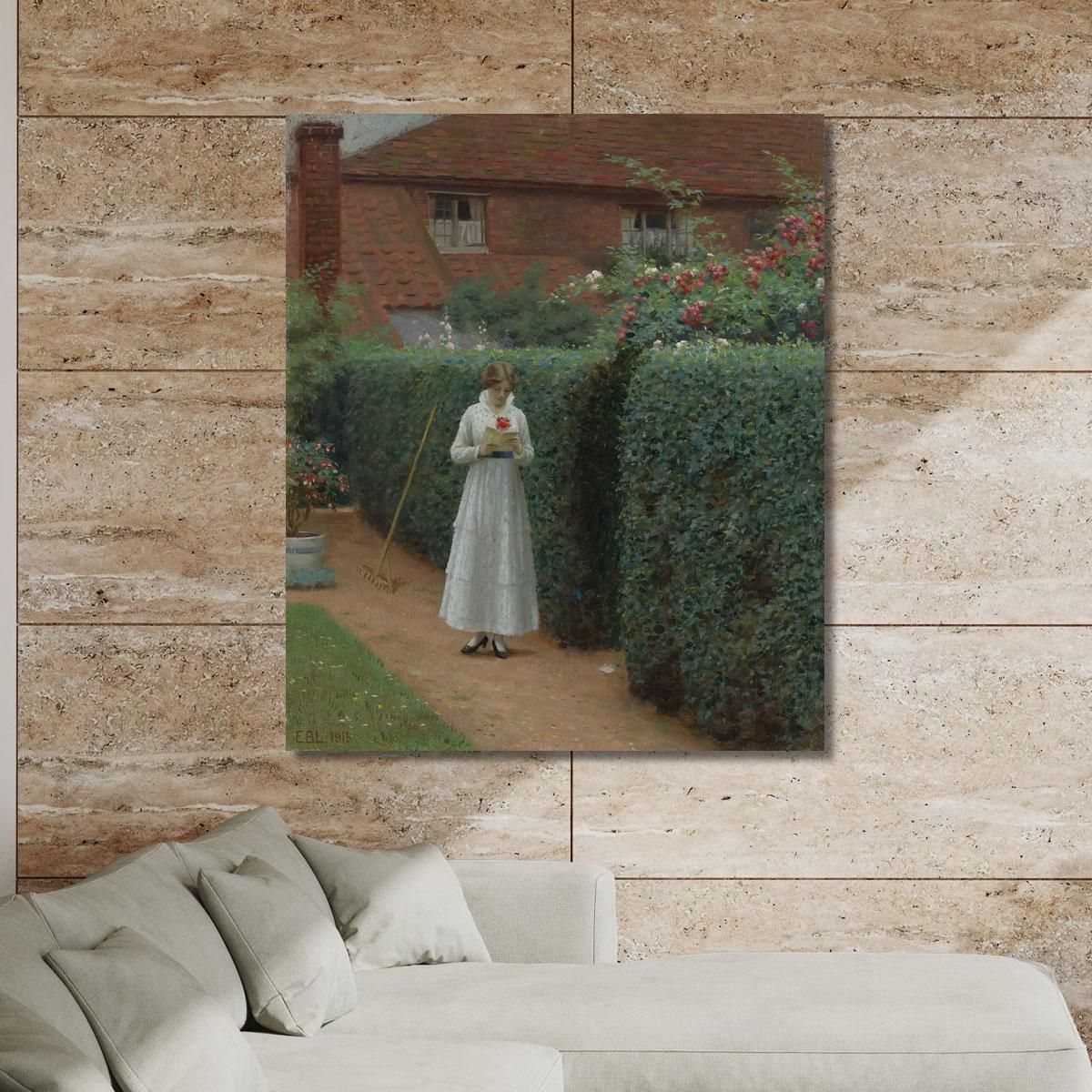 Le Billet Doux Edmund Blair Leighton ebl13 canvas print 