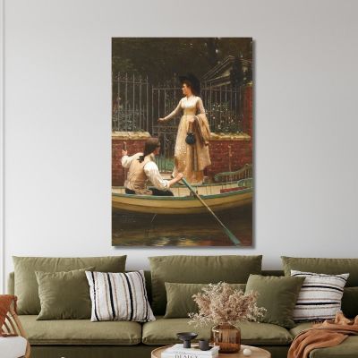 The Elopement Edmund Blair Leighton ebl23 canvas print 