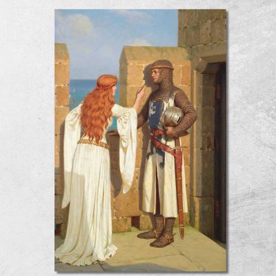 The Shadow Edmund Blair Leighton ebl26 canvas print 