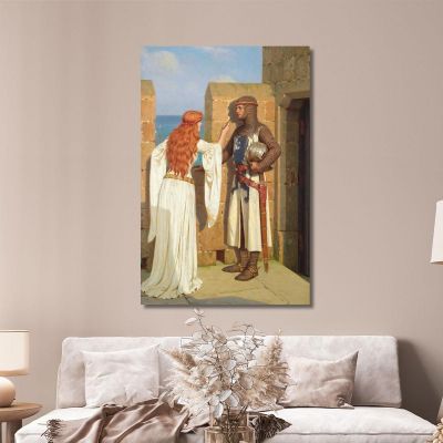 The Shadow Edmund Blair Leighton ebl26 canvas print 