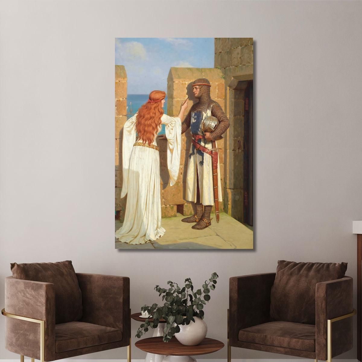 The Shadow Edmund Blair Leighton ebl26 canvas print 