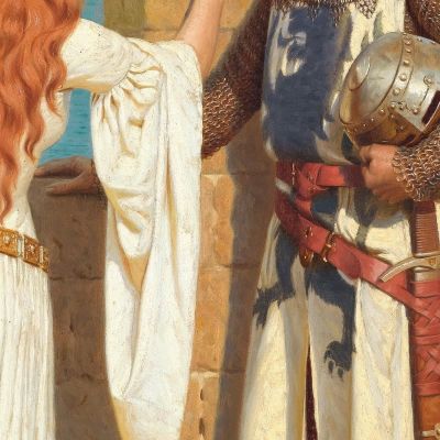 The Shadow Edmund Blair Leighton ebl26 canvas print