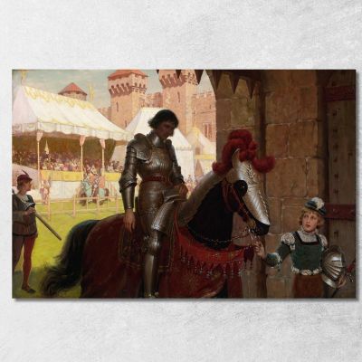 Vanquished Edmund Blair Leighton ebl29 canvas print 