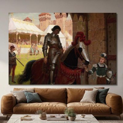 Vanquished Edmund Blair Leighton ebl29 canvas print 