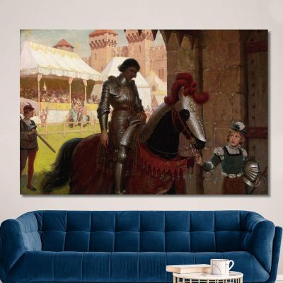 Vanquished Edmund Blair Leighton ebl29 canvas print 