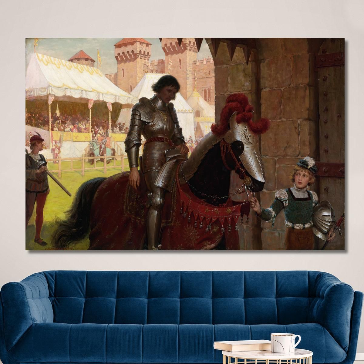 Vanquished Edmund Blair Leighton ebl29 canvas print 