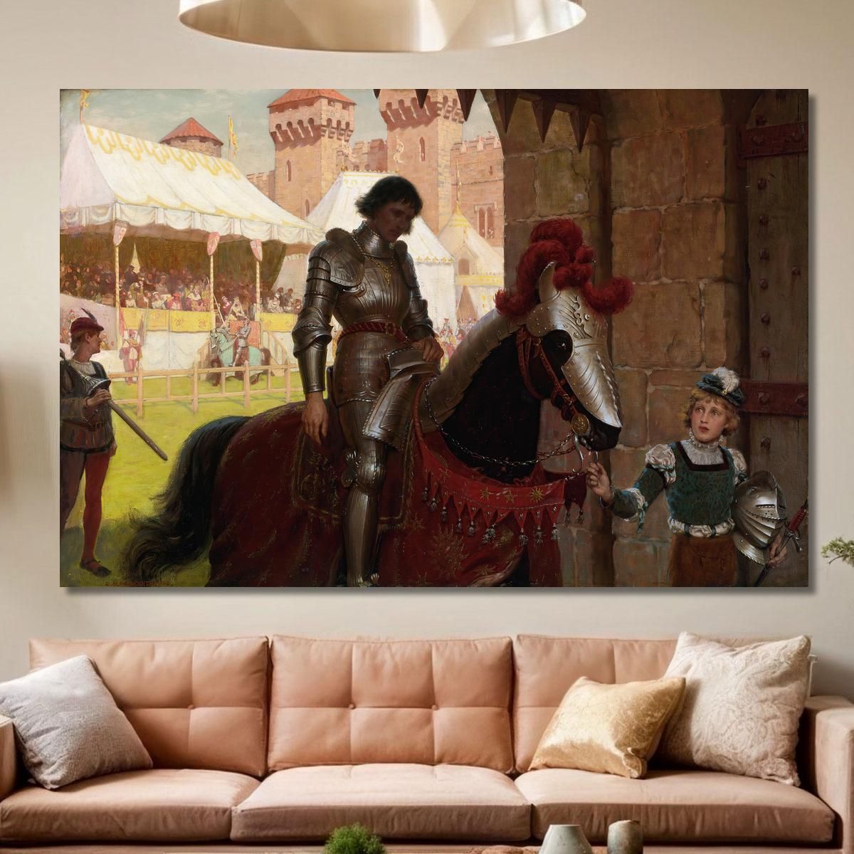 Vanquished Edmund Blair Leighton ebl29 canvas print 