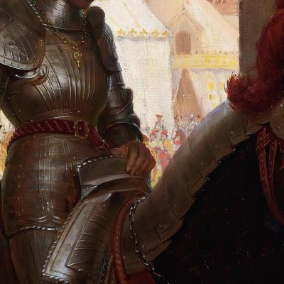 Vanquished Edmund Blair Leighton ebl29 canvas print