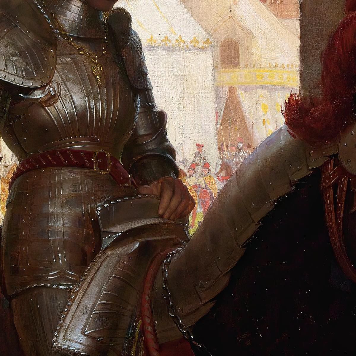 Vanquished Edmund Blair Leighton ebl29 canvas print
