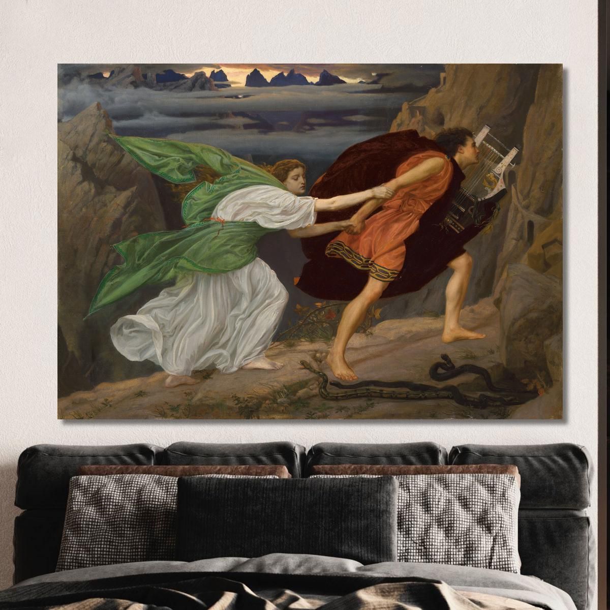 Orpheus And Eurydice Edward John Poynter ejp19 canvas print 