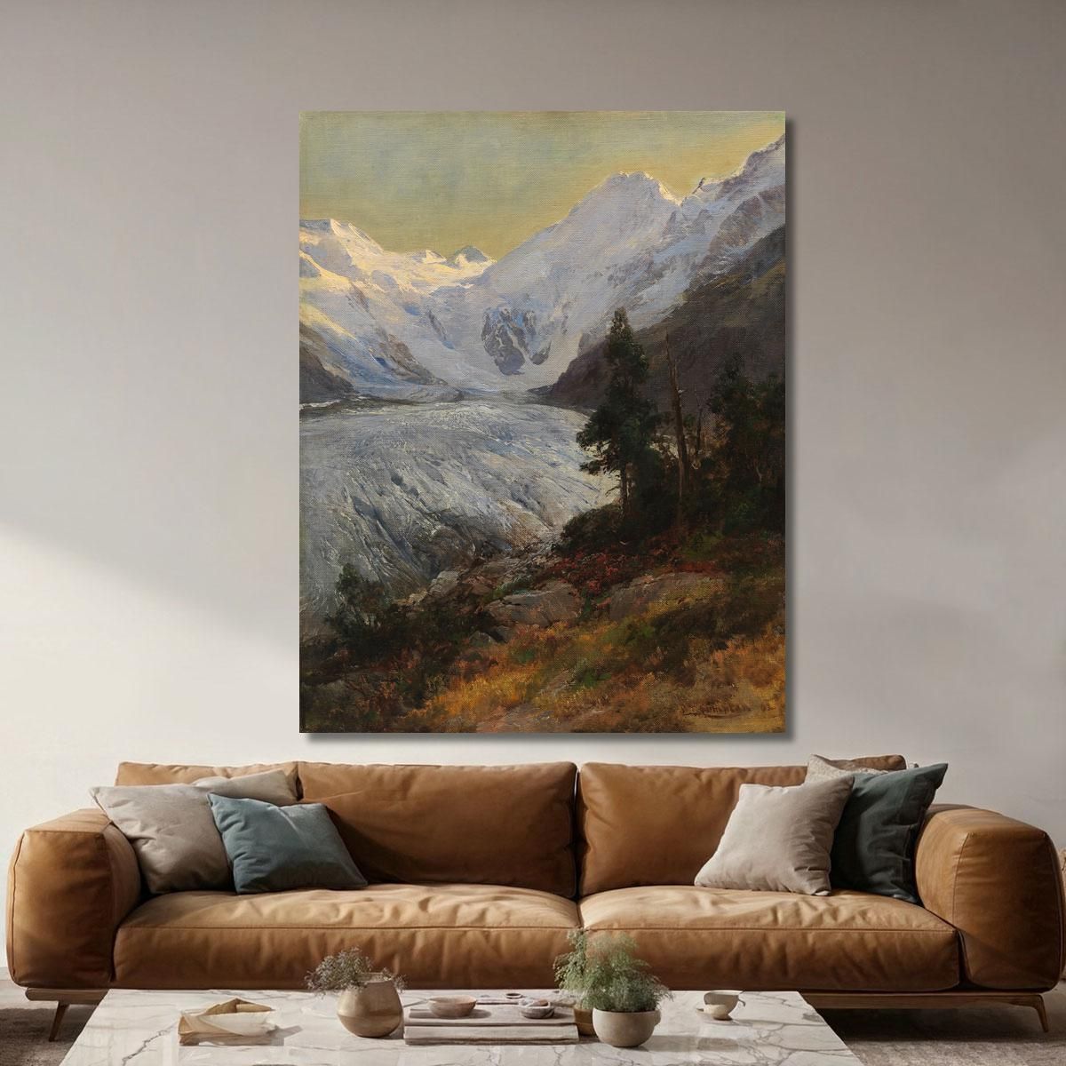 Am Morteratschgletscher Edward Theodore Compton etc7 canvas print 