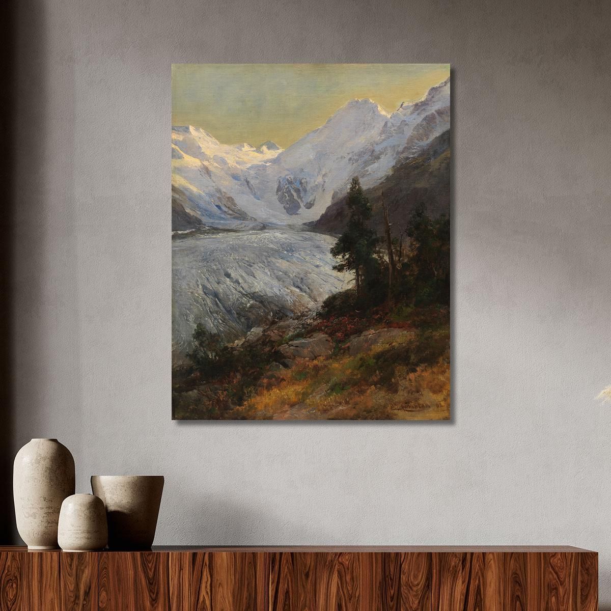 Am Morteratschgletscher Edward Theodore Compton etc7 canvas print 