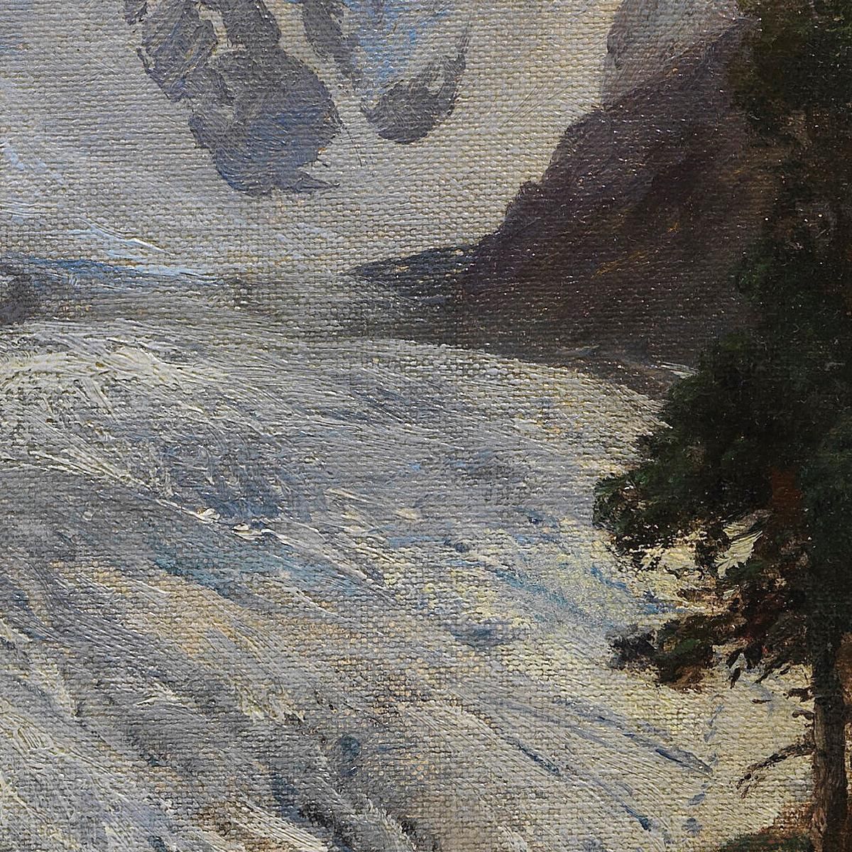 Am Morteratschgletscher Edward Theodore Compton etc7 canvas print