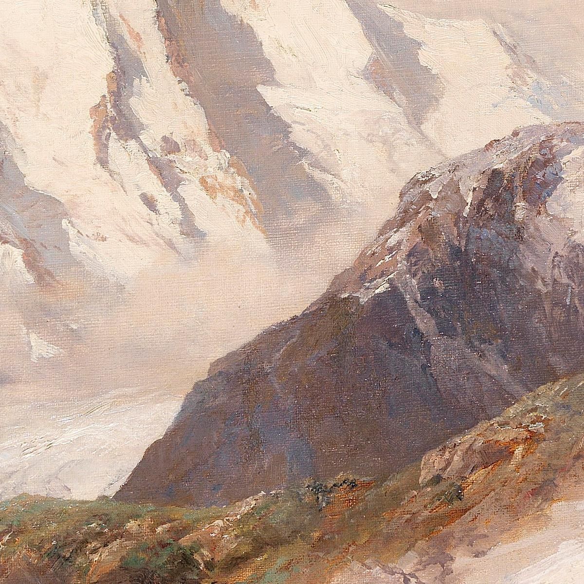 View Of The North Side Of Grossglockner Edward Theodore Compton etc13 canvas print