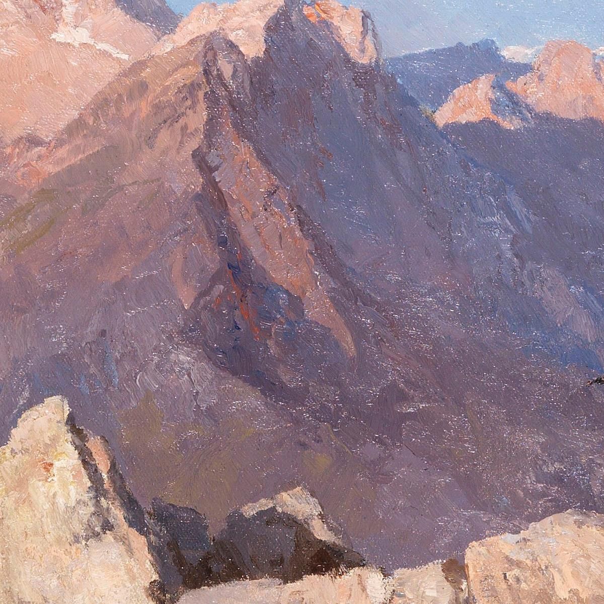 Hoher Göll From Watzmann-Hocheck Edward Theodore Compton etc35 canvas print