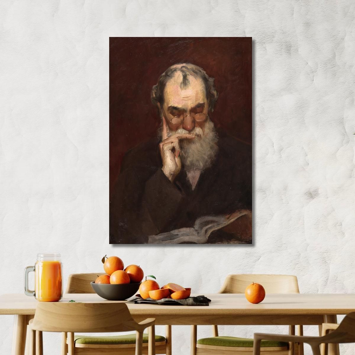 Henry James Sr. Frank Duveneck fdu4 canvas print 