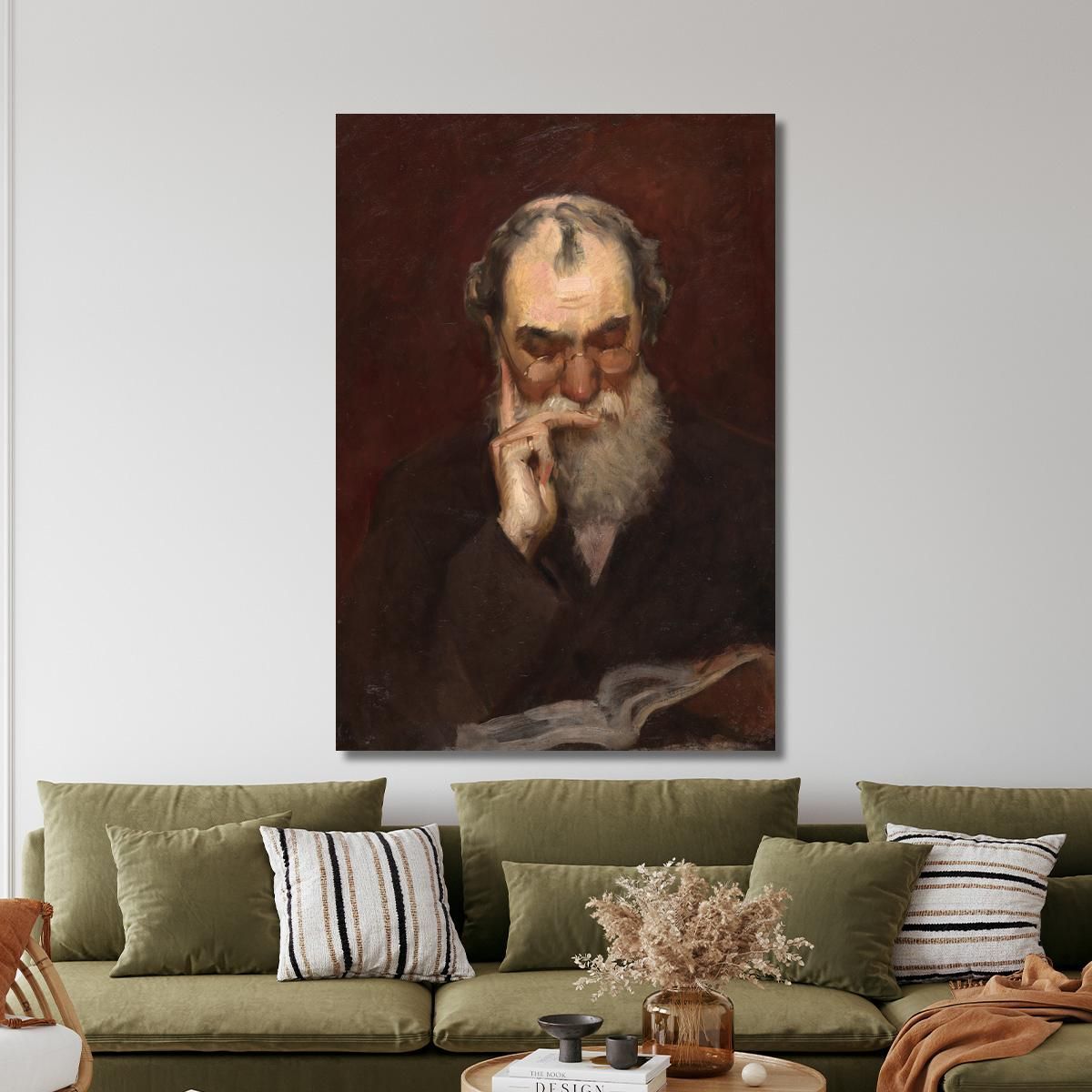 Henry James Sr. Frank Duveneck fdu4 canvas print 