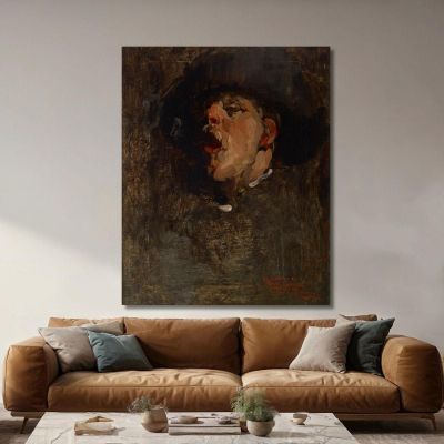 Self-Portrait 2 Frank Duveneck fdu21 canvas print 