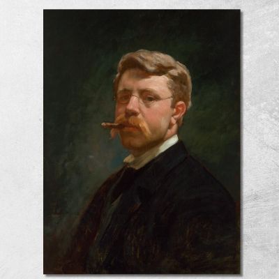 Self-Portrait Frank Duveneck fdu22 canvas print 