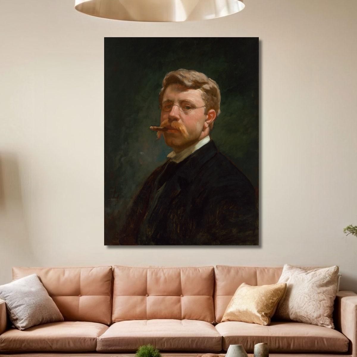 Self-Portrait Frank Duveneck fdu22 canvas print 