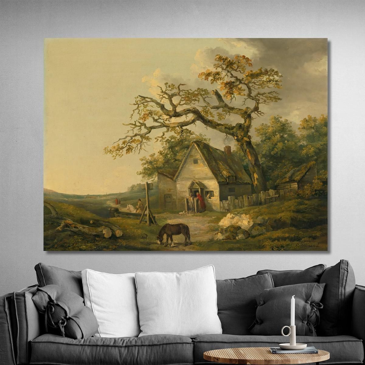 A Country Inn George Morland gmo2 canvas print 