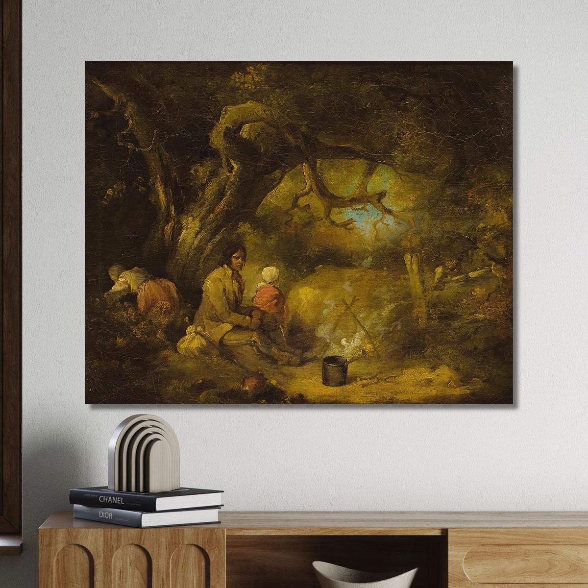 Gypsy Encampment George Morland gmo21 canvas print 