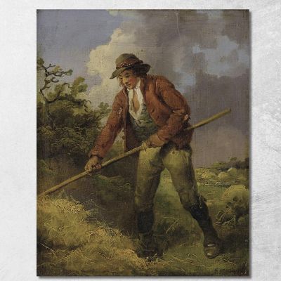 Making Hay George Morland gmo22 canvas print 