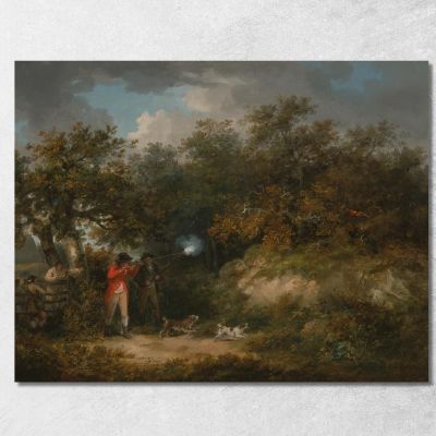 Pheasant Shooting George Morland gmo26 canvas print 