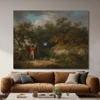Pheasant Shooting George Morland gmo26 canvas print 