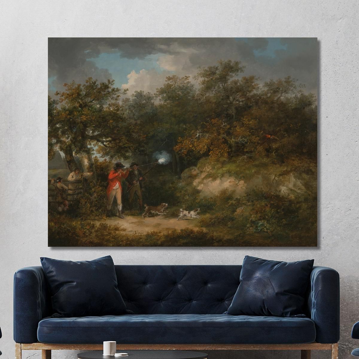 Pheasant Shooting George Morland gmo26 canvas print 