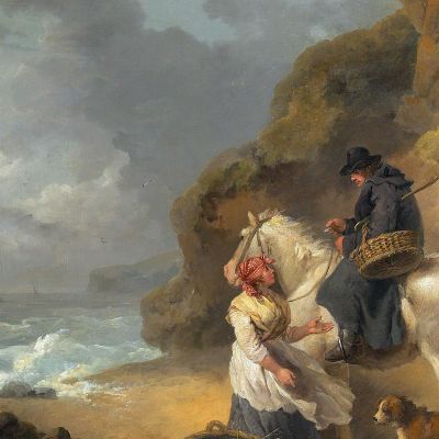 Selling Fish George Morland gmo30 canvas print